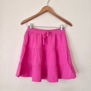 NWT Aerie Mid Length Pool To Party Loose Flare Skirt Pink - Size S